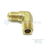 З'єднувач кутовий 1/4"SAE Mx1/8"NPT M Castel 7230/21 (E1-4A)