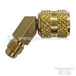 Адаптор кутовий 45° R-410a 1/2"-20Fx1/4"M Mastercool (США) MC-90416