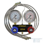 Колектор 2-вентильний R-744 (CO2) + шланги 3х150см Mastercool (США) MC-55661