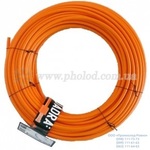 Гнучка капілярна трубка ПВХ Quadra Gomax 0786C Orange DN6