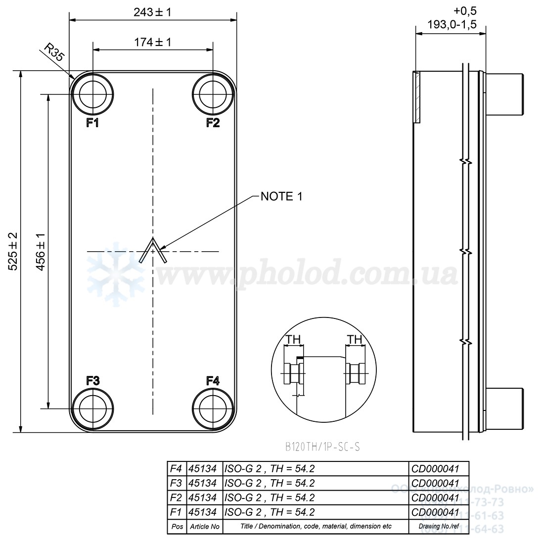 B120TH SWEP