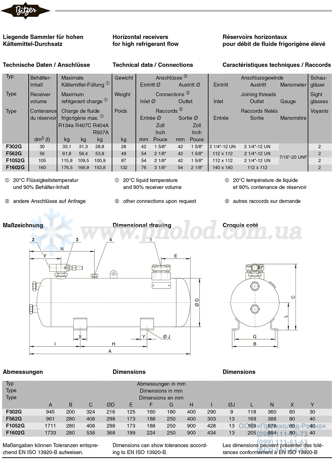 Bitzer Refrigerant Receivers 8