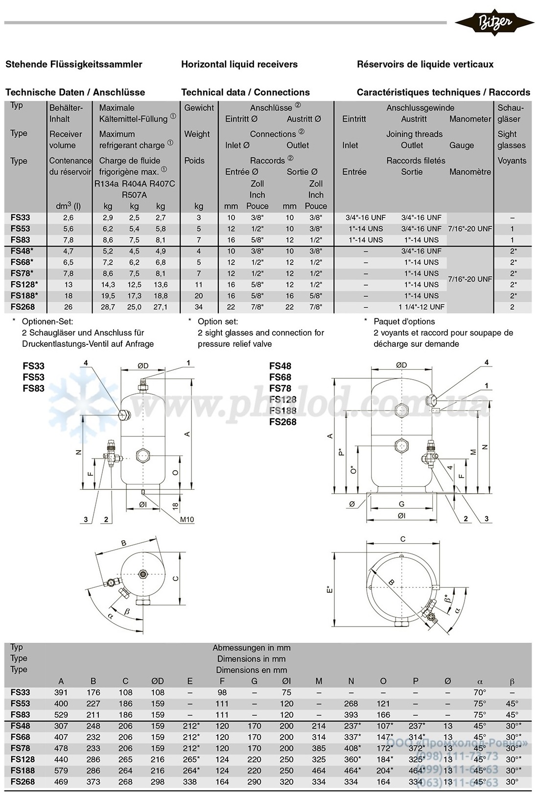 Bitzer Refrigerant Receivers 9