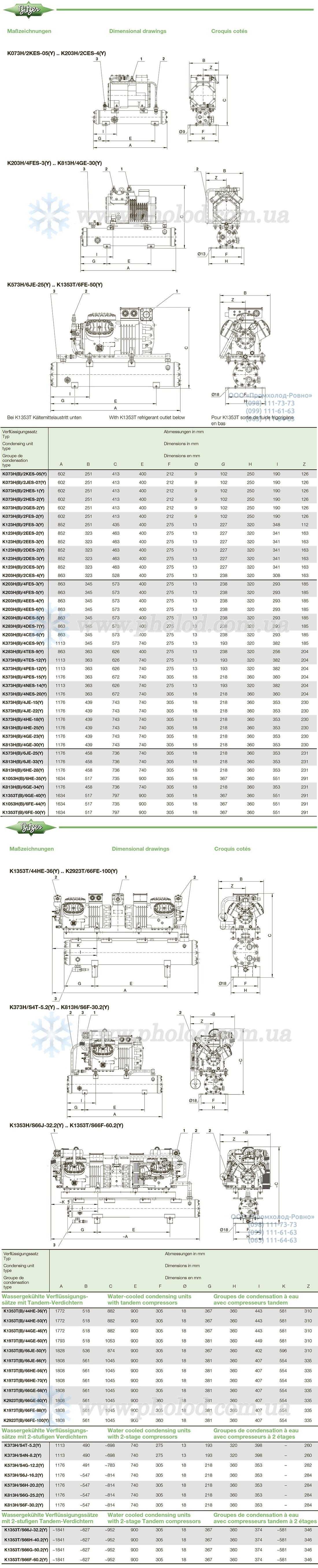 Bitzer Water-cooled Condensing Units