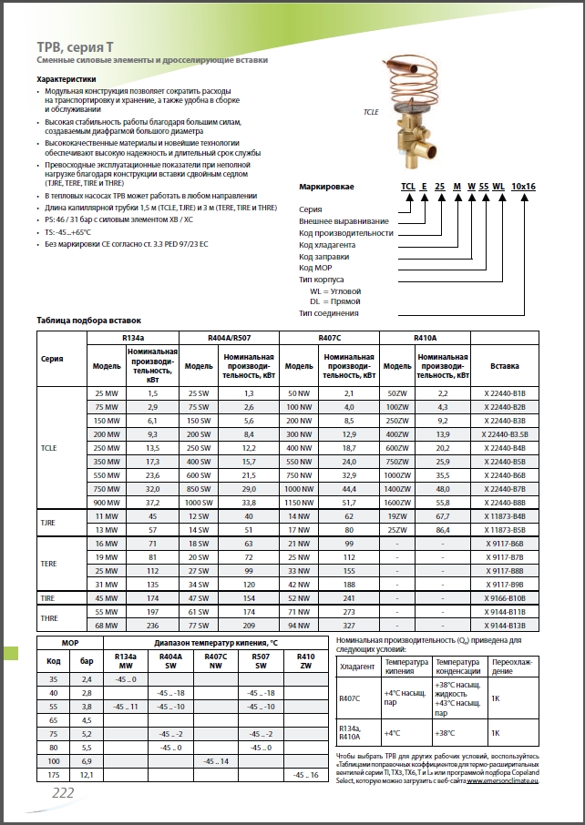 ТРВ Alco controls серии T, ZZ, L и 935