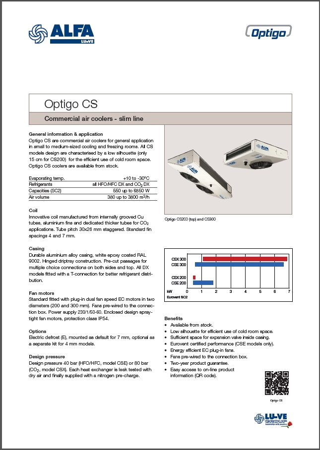 Воздухоохладители Alfa Laval Optigo CS