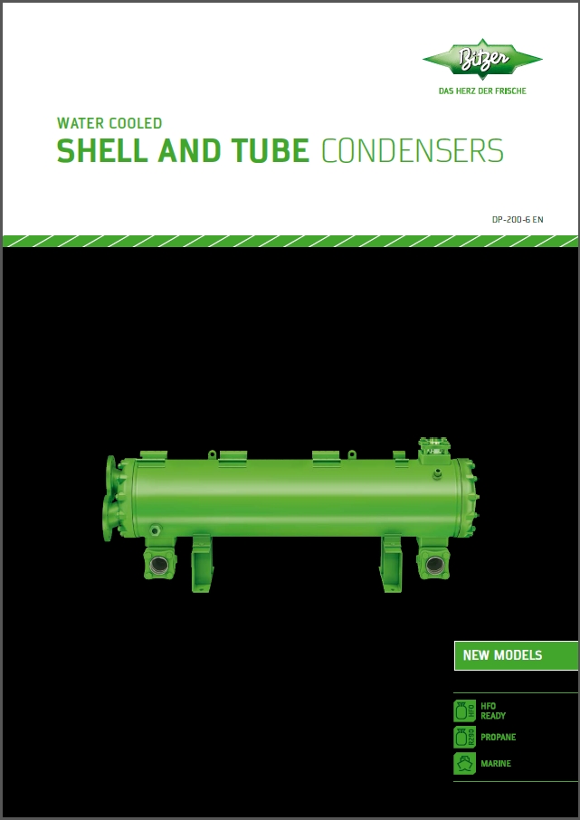 Конденсатори водяного охолодження Bitzer