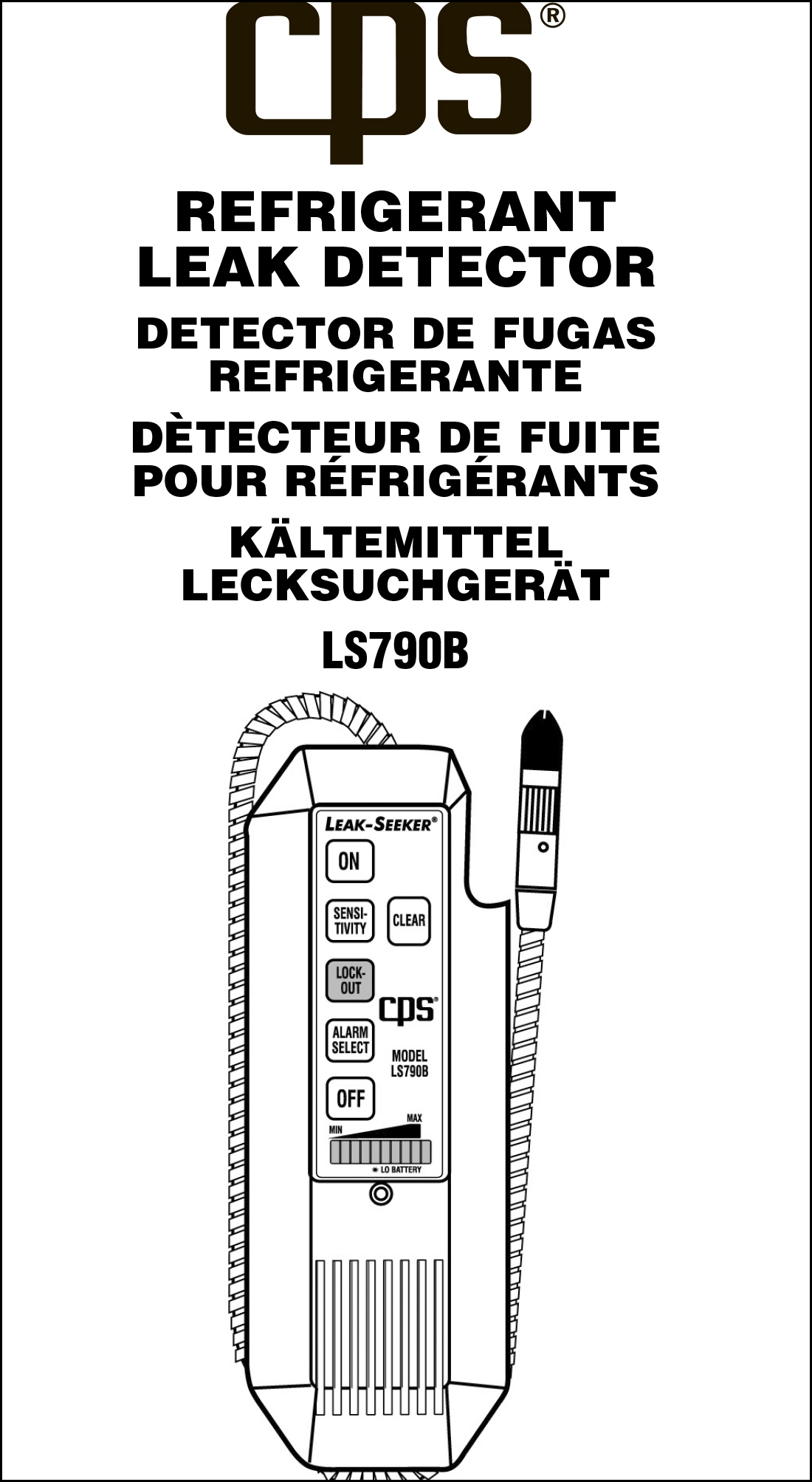 Течеискатель электронный CPS LS790B (Руководство пользователя)