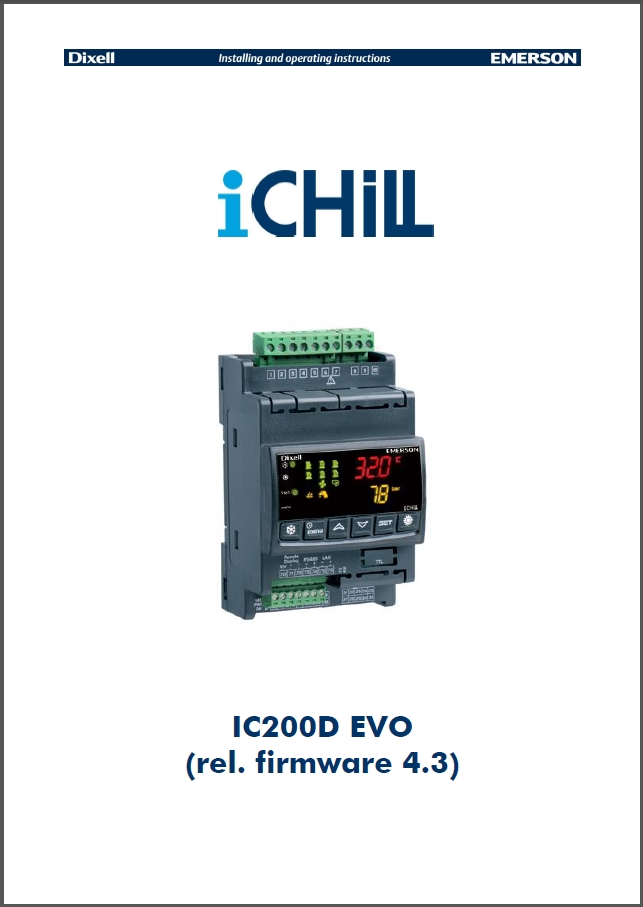 Інструкція Dixell, серія IC200D evo