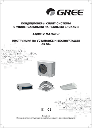 Кондиціонери спліт-системи з універсальними зовнішніми блоками, серія U-MATCH II