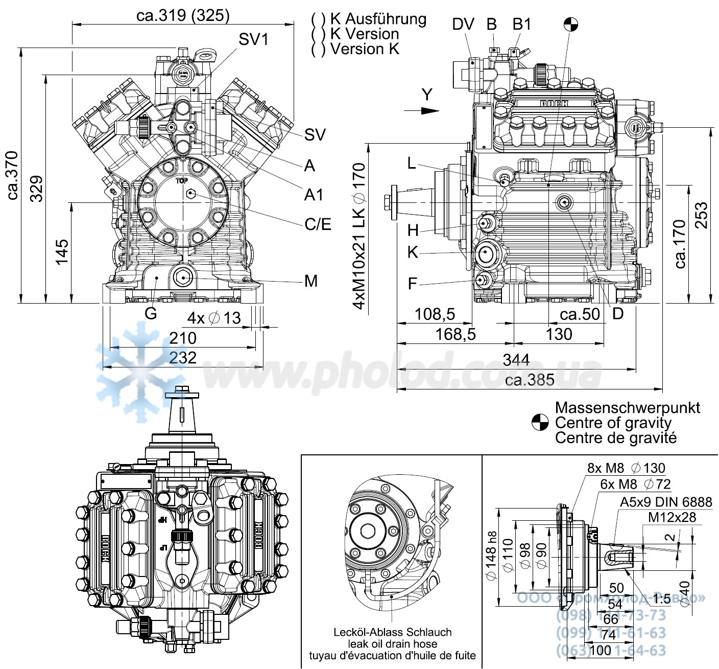 DIMENSIONS GEA Bock FK40