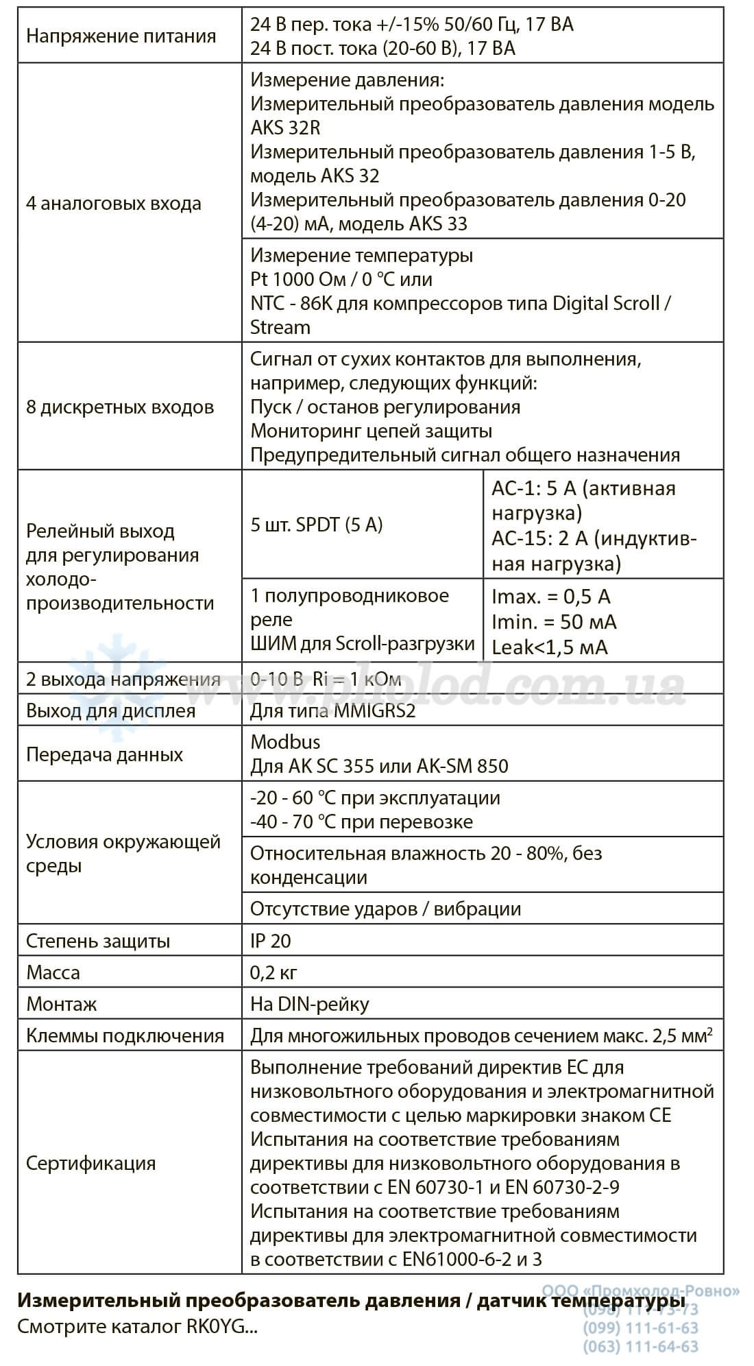 Danfoss AK-PC 351 - 2