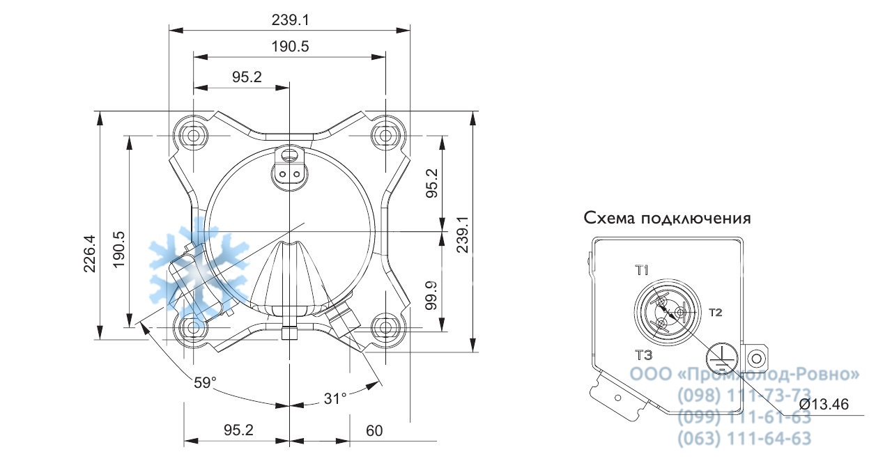 Dimensions YH95-183 - 1