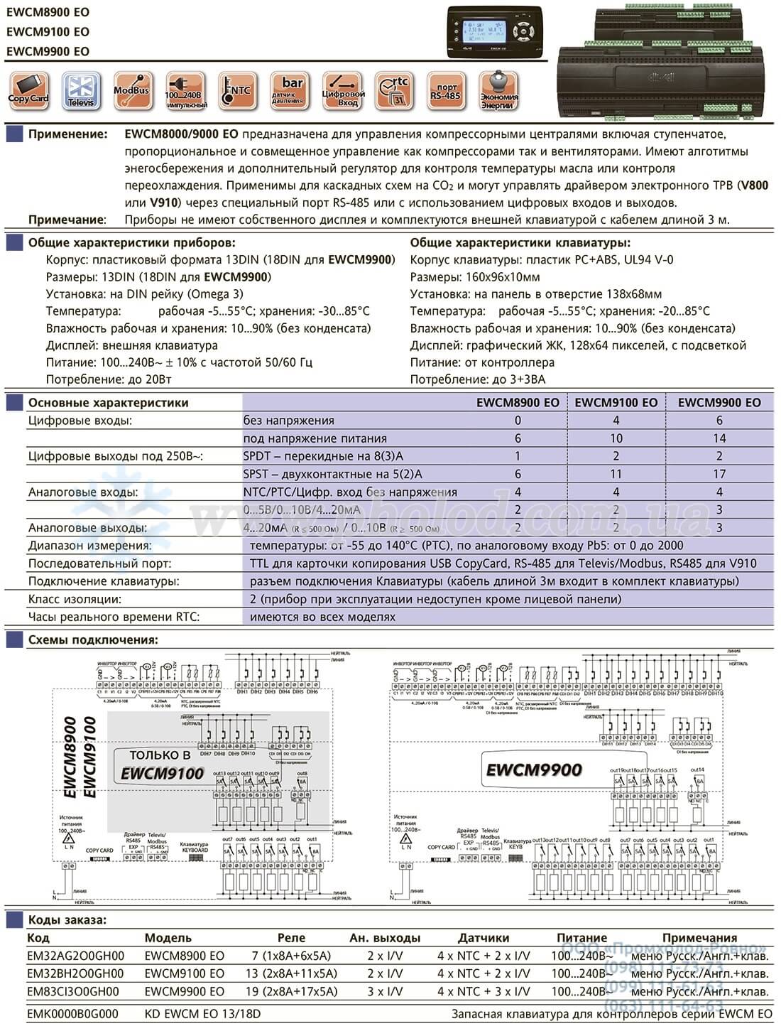 Eliwell EWCM9100 EO-1