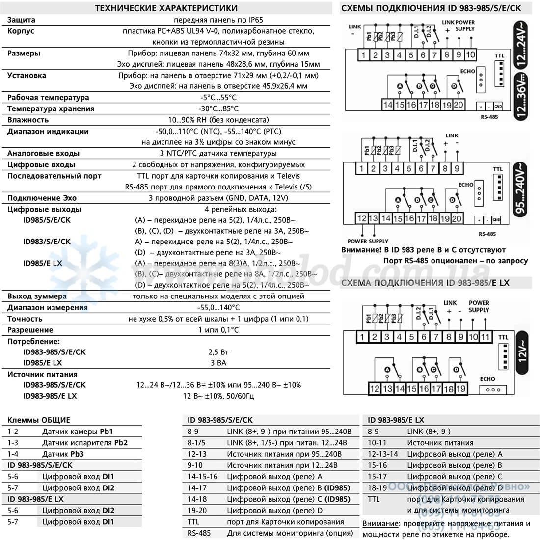 Eliwell ID985 - 1