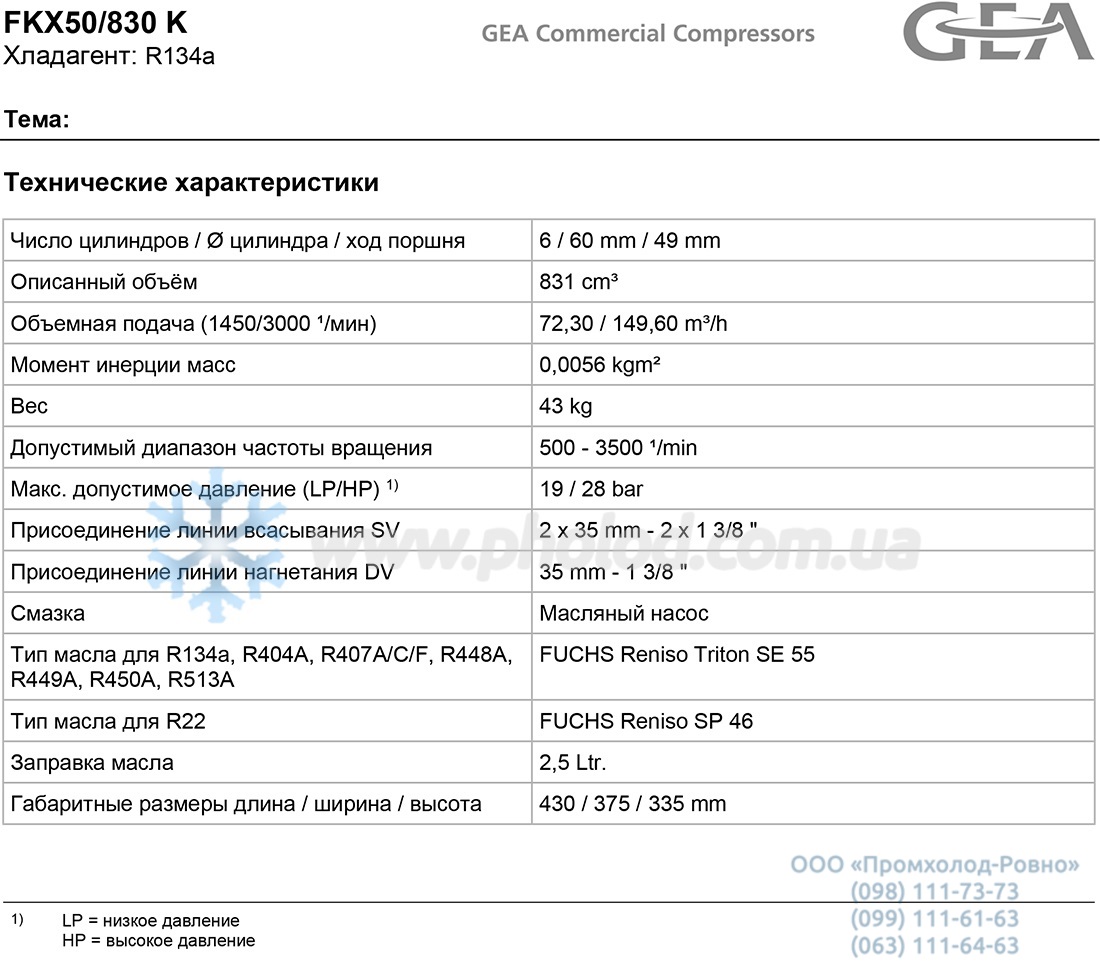 FKX50 830 K - 1