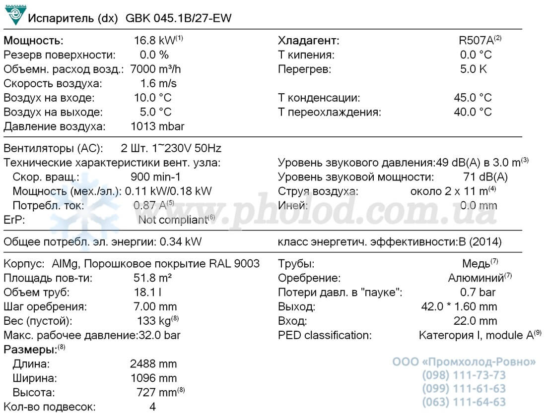 Guntner GBK 045.1B 27 1