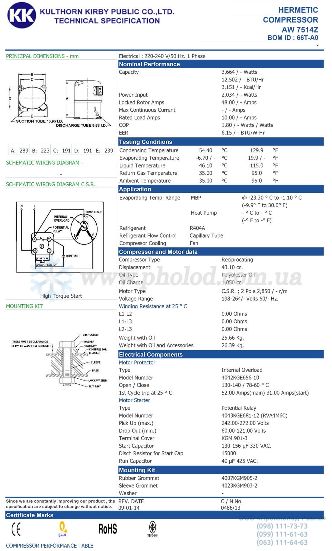 Kulthorn AW7514Z