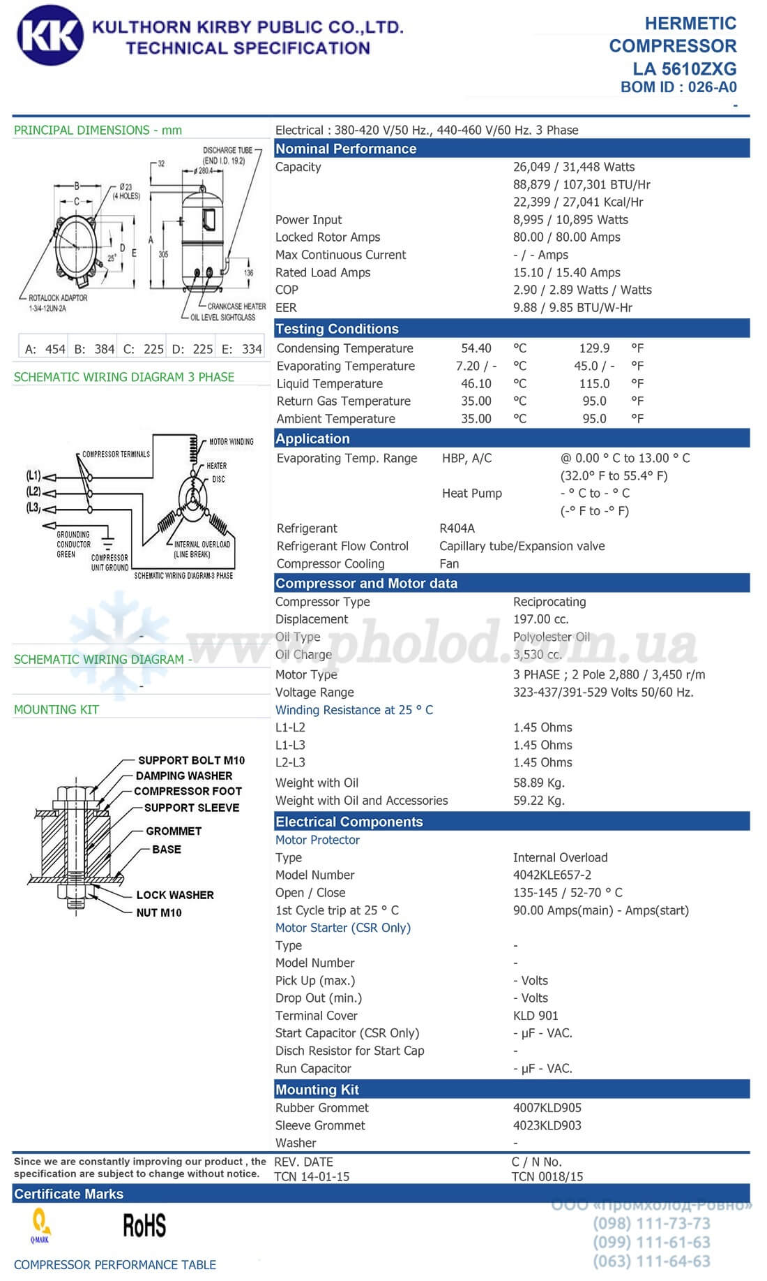 Kulthorn LA 5610ZXG