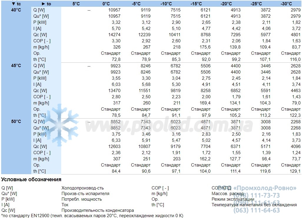 Performance characteristics 2DES-2Y