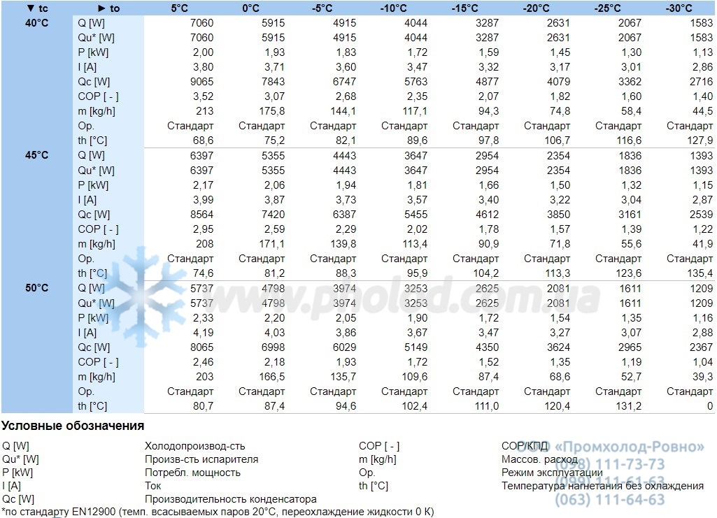 Performance characteristics 2GES-2Y