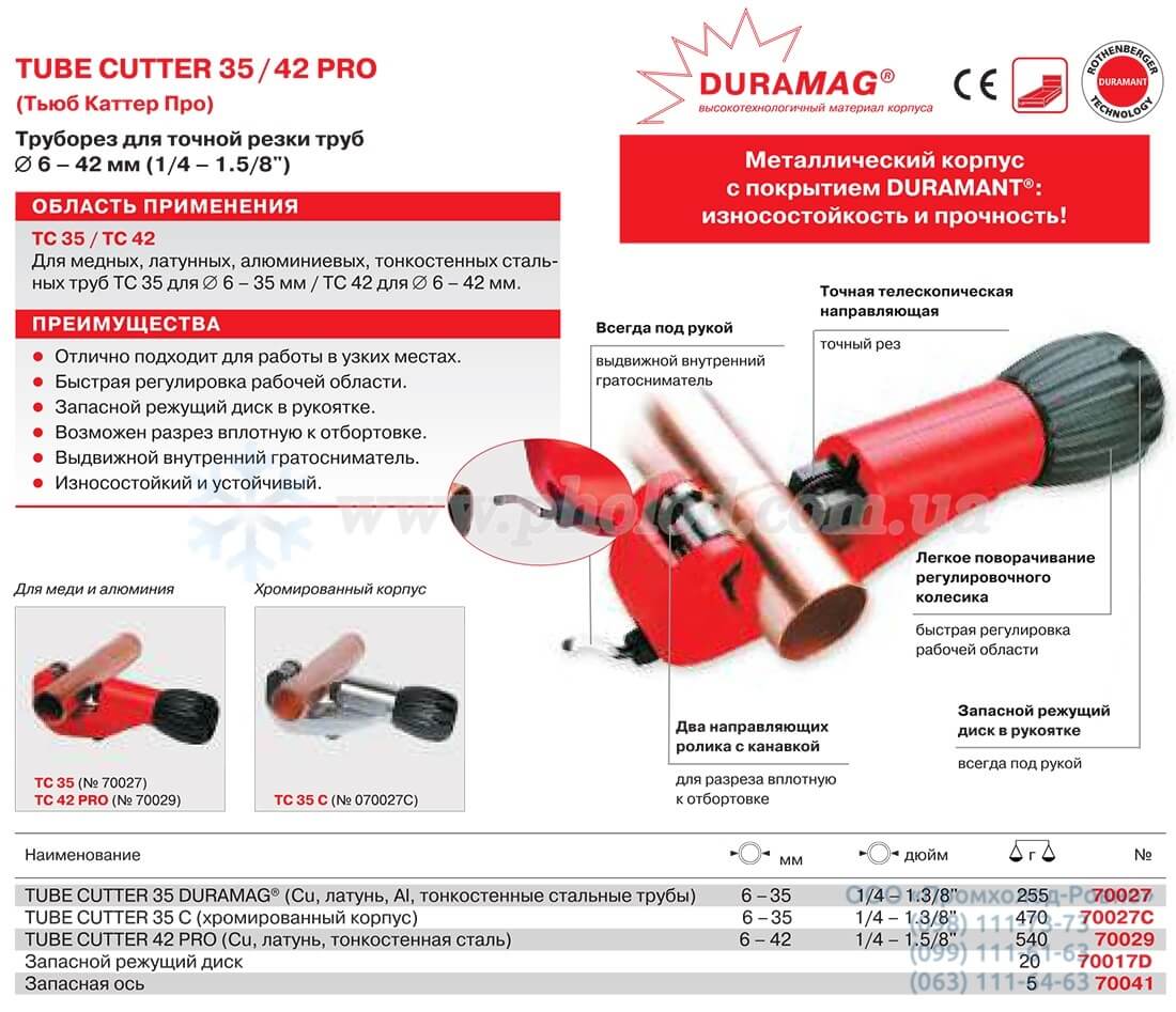 Rothenberger TUBE CUTTER