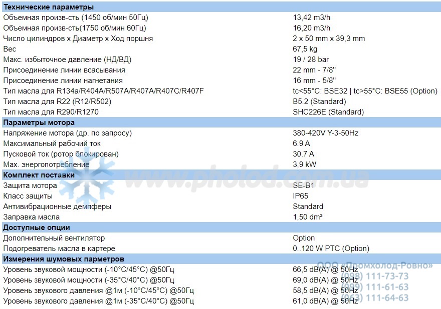 Technical details 2DC-2.2Y-40S