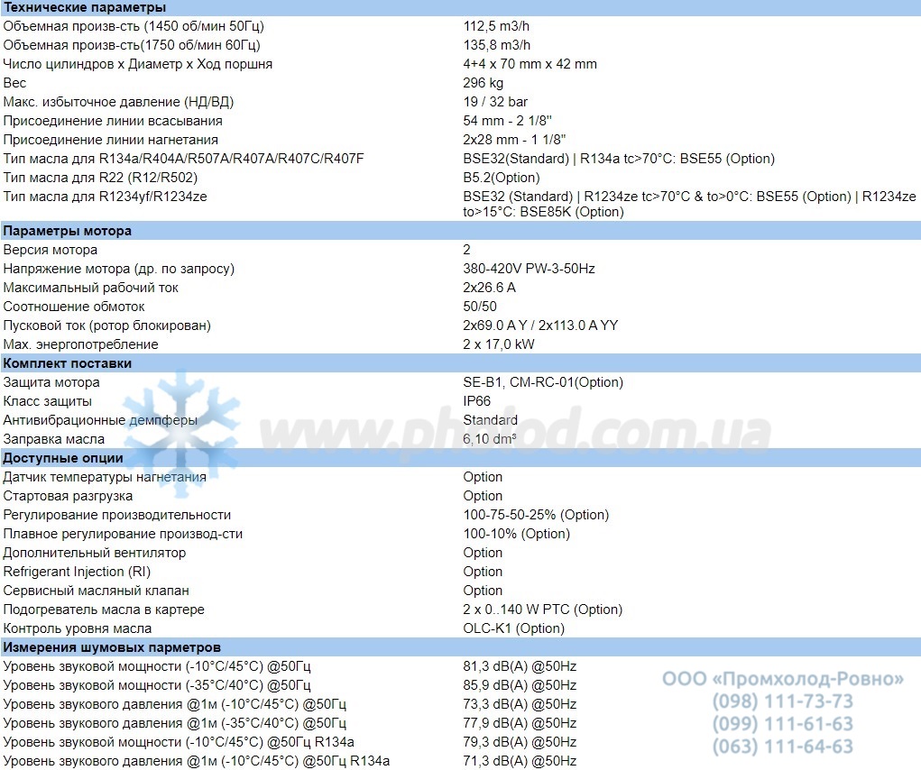 Technical details 44NES-28Y