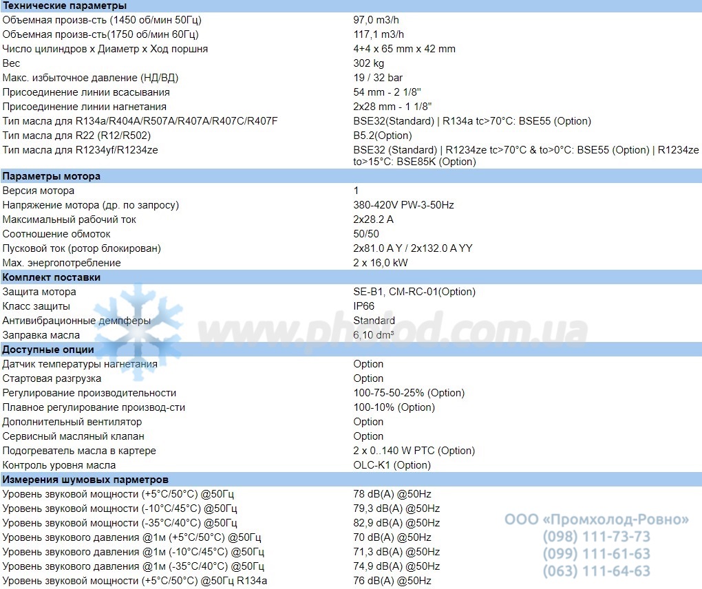 Technical details 44PES-30Y