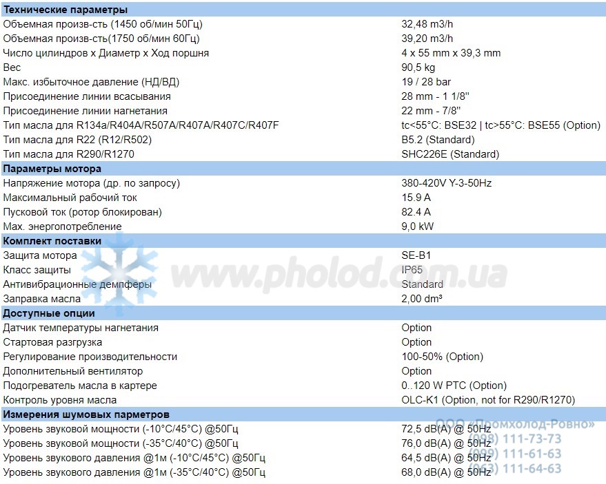 Technical details 4CC-6.2Y-40S