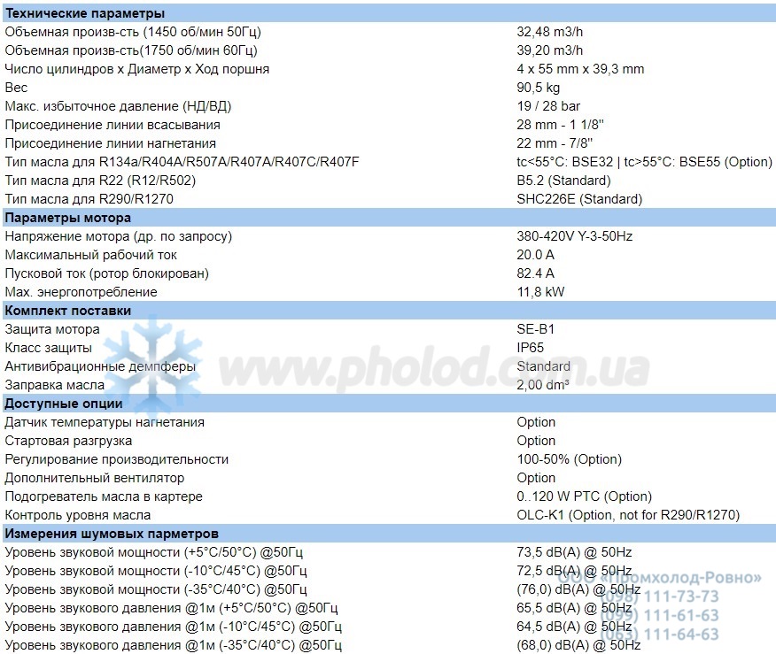 Technical details 4CC-9.2Y-40S