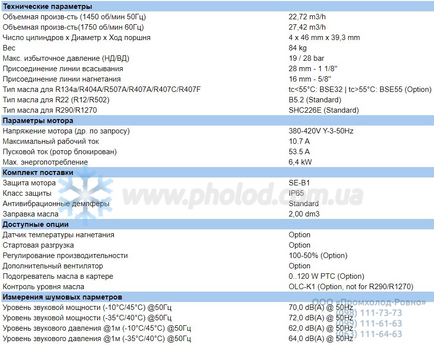 Technical details 4EC-4.2Y-40S