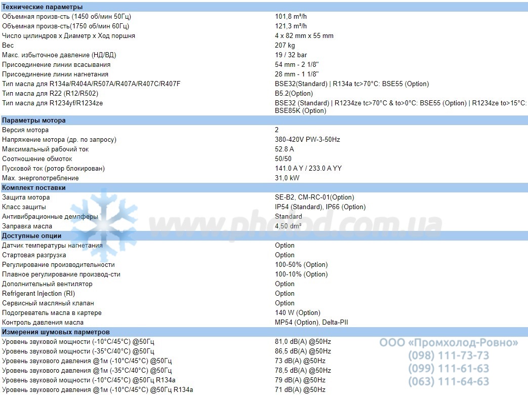 Technical details 4FE-28Y