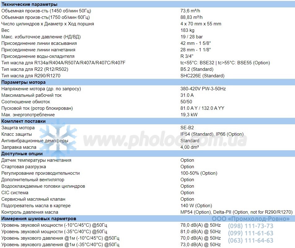 Technical details 4H-15.2Y-40P