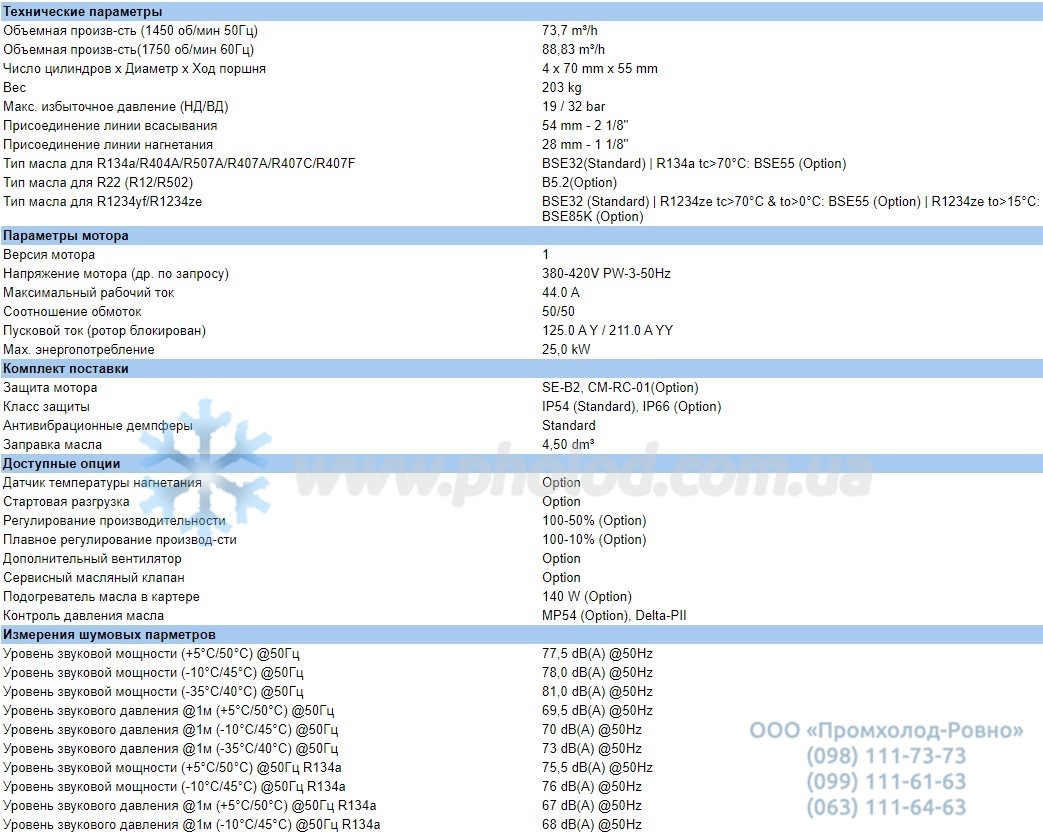 Technical details 4HE-25Y