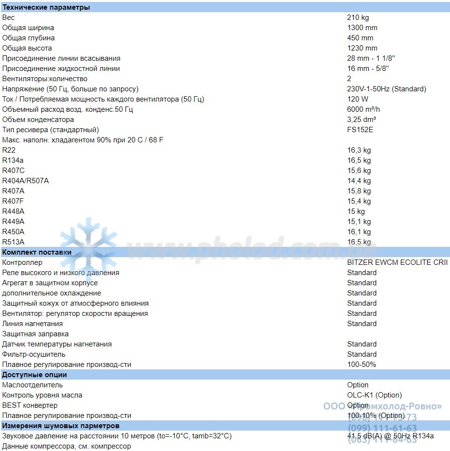 Technical details LHL5E 4FES-3Y-40S