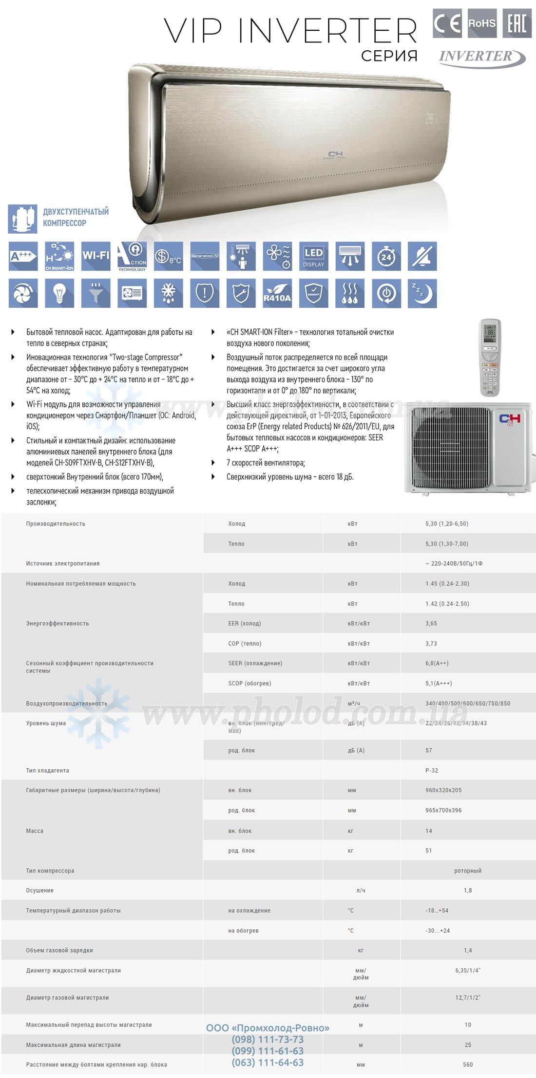 Tekhnicheskiye_kharakteristiki_Invertornyy_konditsioner_CH-S18FTXHV-B-NG