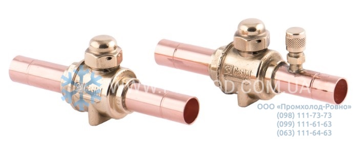 Valves with ball shutter Castel