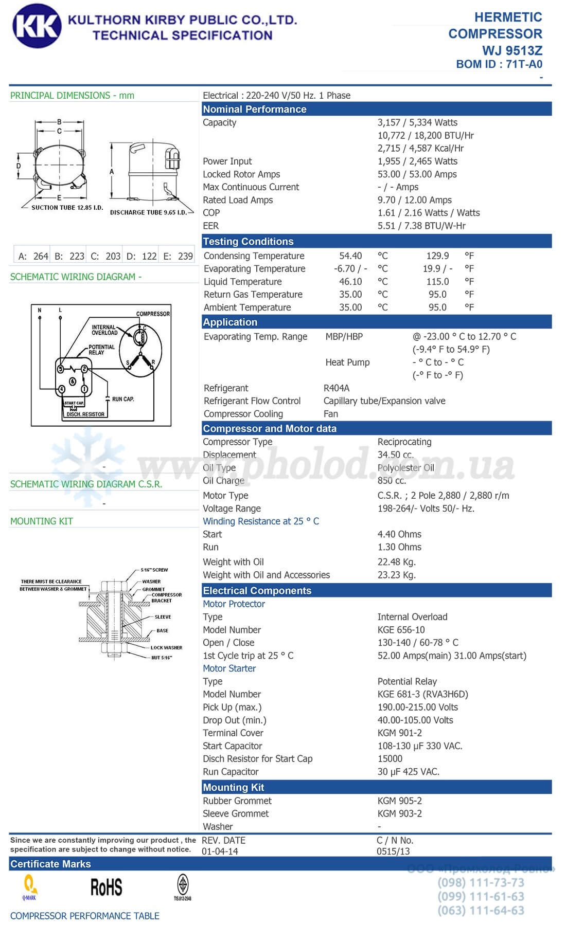 Kulthorn WJ9513Z