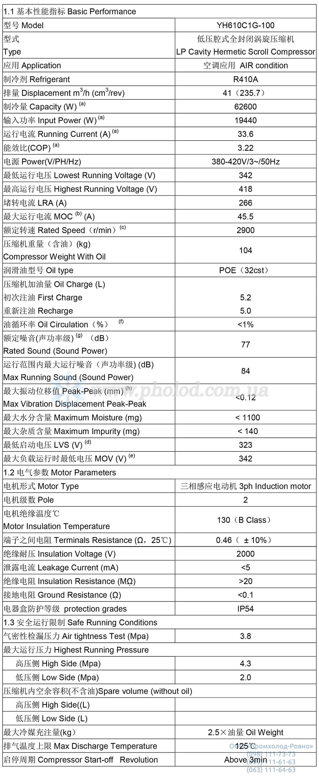 YH610C1G-100 1