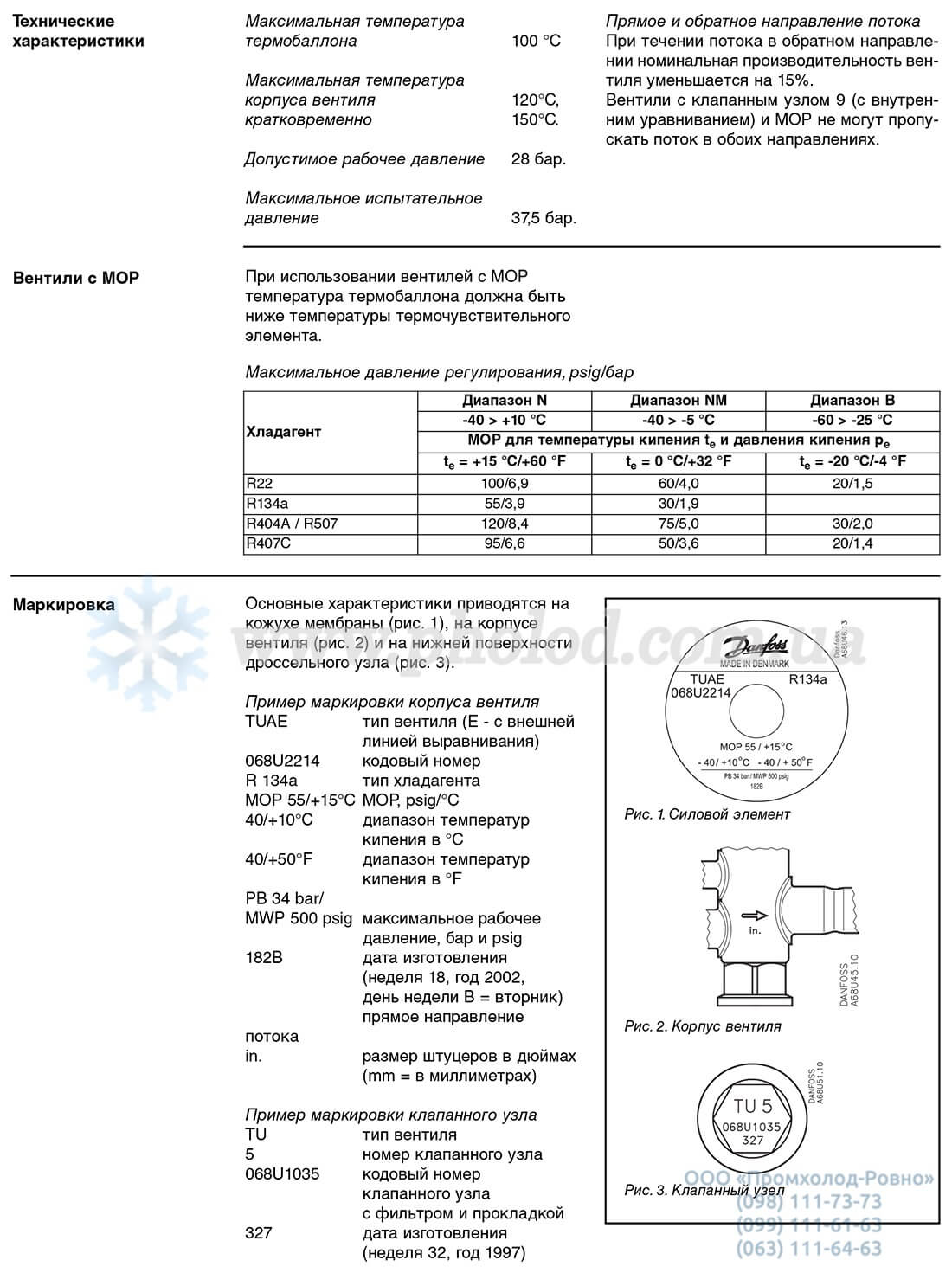 Danfoss TUAE - 2