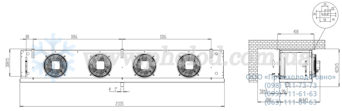 dimensions Alfa Laval CCEH254