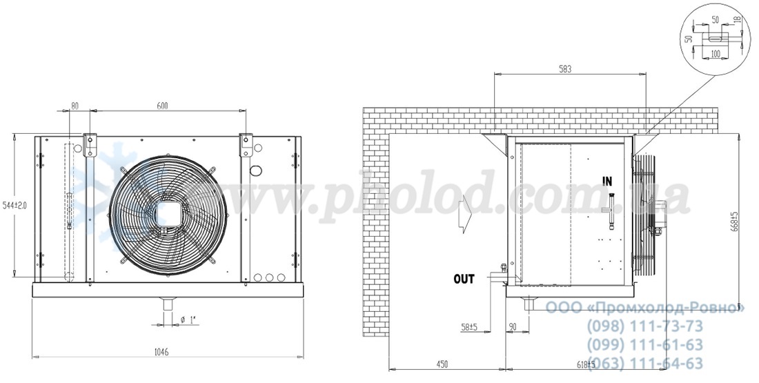 dimensions Alfa Laval CCEH401