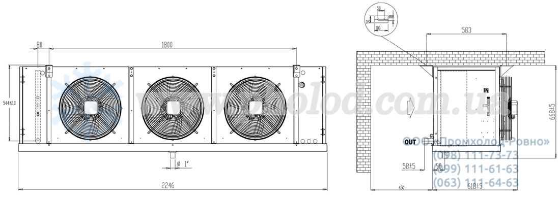 dimensions Alfa Laval CCEH403