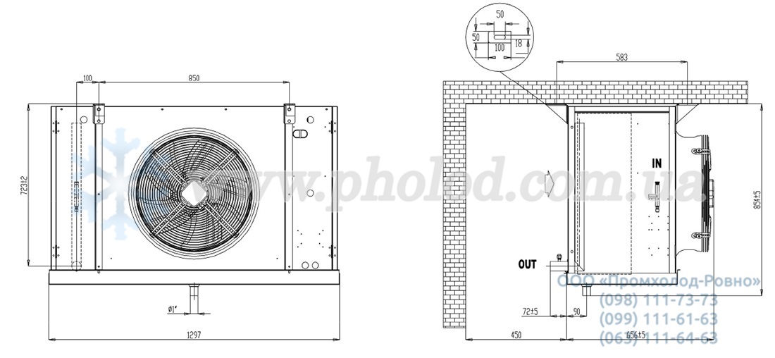 dimensions Alfa Laval CCEH501