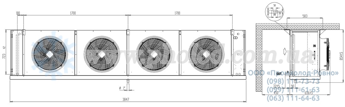 dimensions Alfa Laval CCEH504