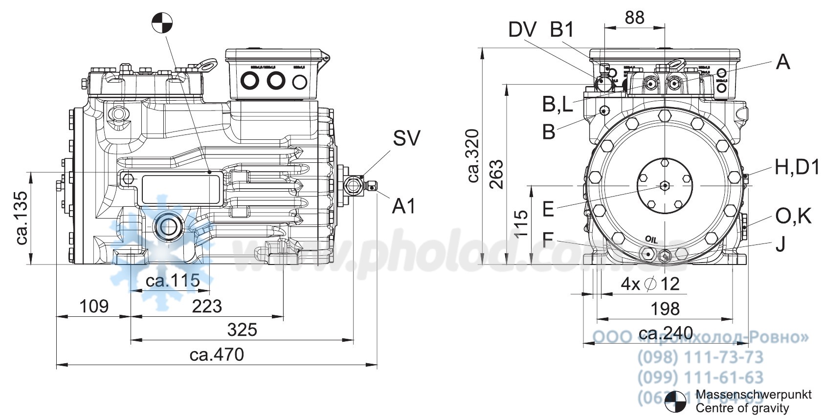 dimensions HGX22P