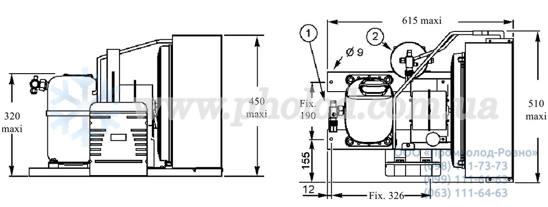 dimensions Tecumseh 4517