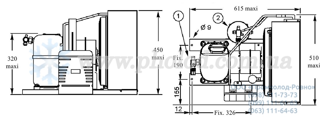 dimensions Tecumseh 4519